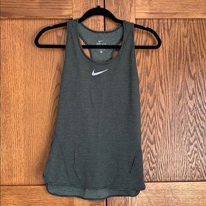 Nike Gray Heathered Racerback Tank
